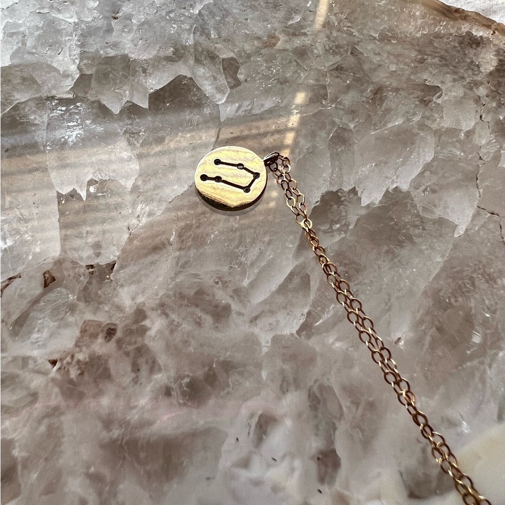 Boutique Gold Gemini Constellation Necklace